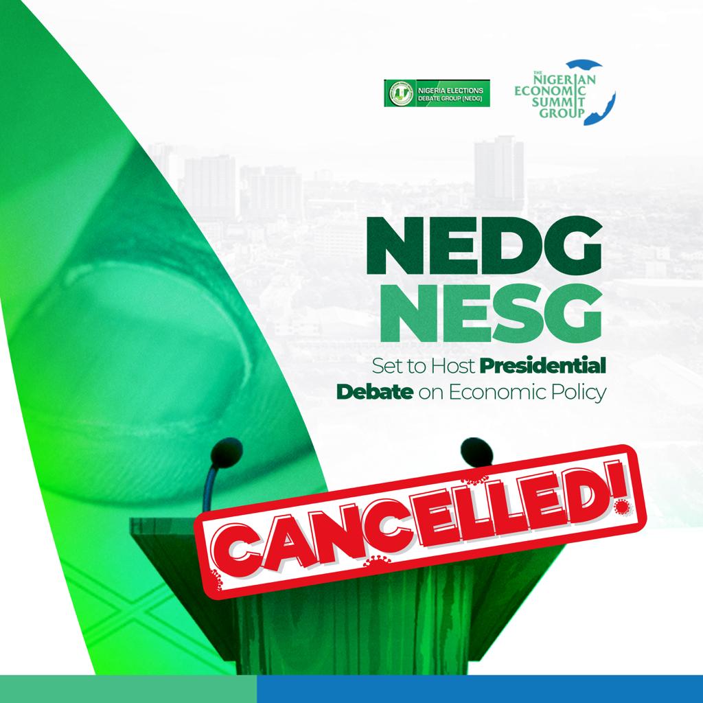 Press Release on the NESG & NEDG Presidential Debate
